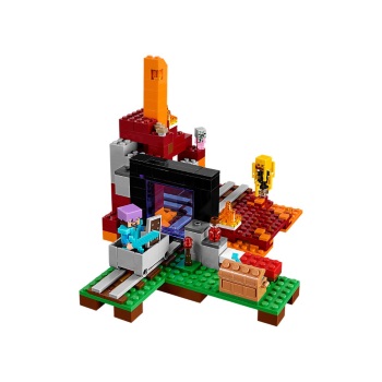 Lego set Minecraft the nether portal LE21143